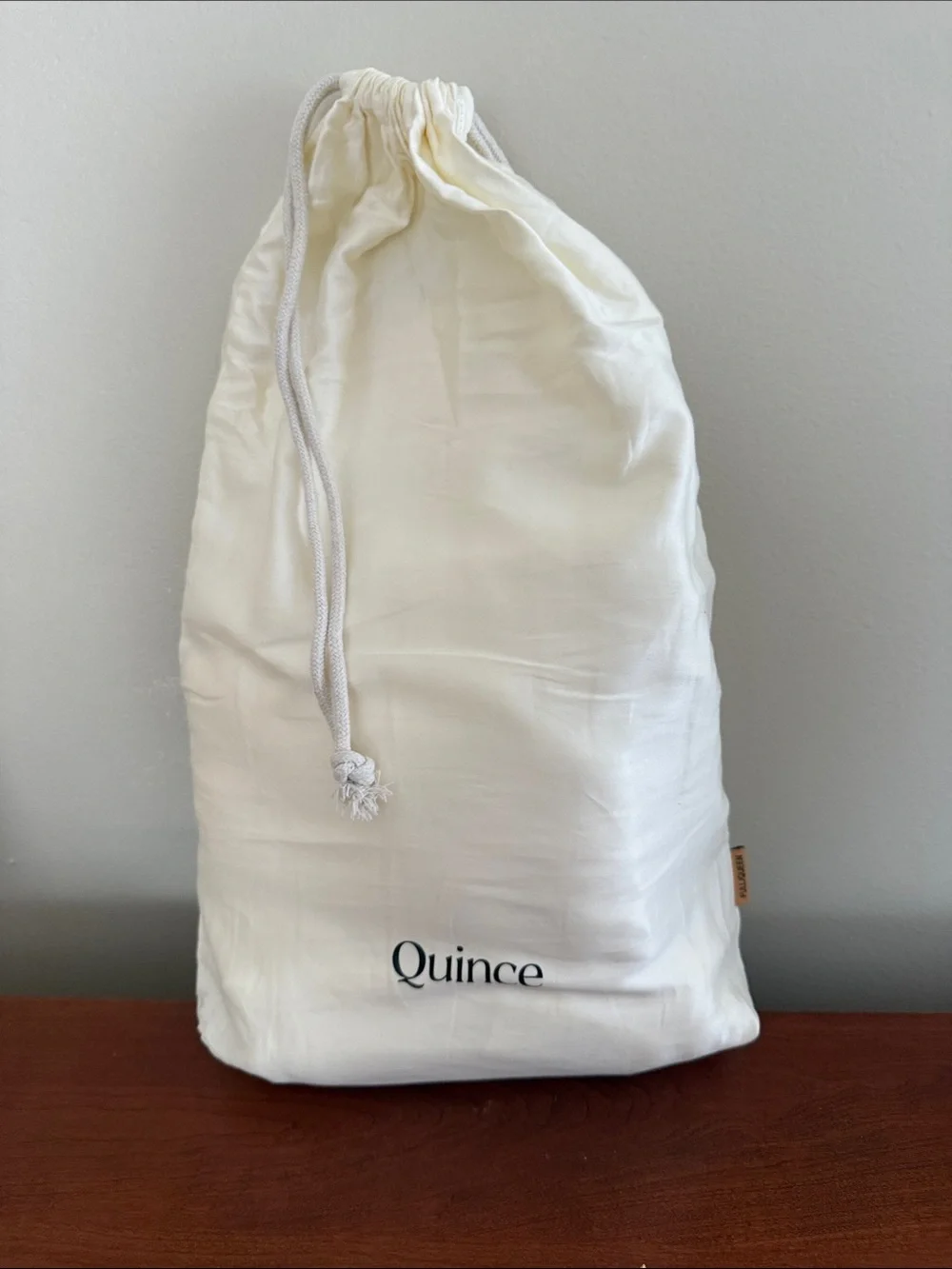 NWOT Quince Full/Queen Giza Organic Cotton Duvet Cover Set w 2 Shams- Ivory